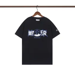 Moncler x Palm Angels Racing Logo Cotton T-Shirt Black/White #B53876