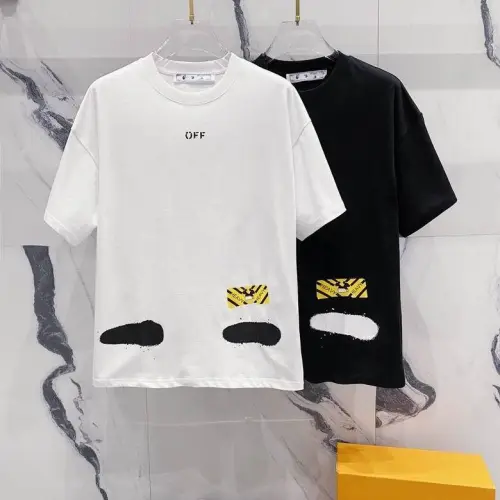 OFF WHITE T-Shirts for MEN Black/White #B47105