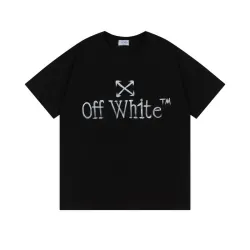 OFF WHITE T-Shirts for MEN Black/White #B50712