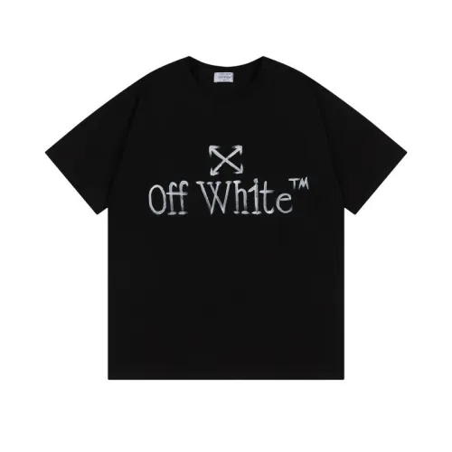 OFF WHITE T-Shirts for MEN Black/White #B50712