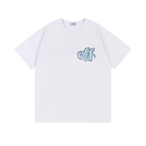 OFF WHITE T-Shirts for MEN Black/White #B50714