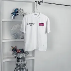 OFF WHITE T-Shirts for MEN Black/White #B50715