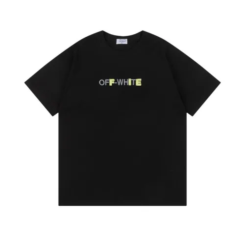 OFF WHITE T-Shirts for MEN Black/White #B50868