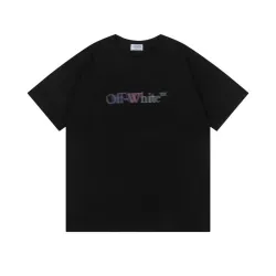 OFF WHITE T-Shirts for MEN Black/White #B50869