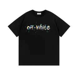 OFF WHITE T-Shirts for MEN Black/White #B52255