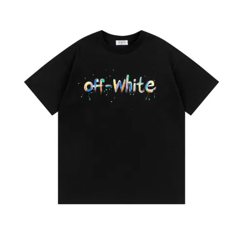 OFF WHITE T-Shirts for MEN Black/White #B52255
