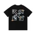 OFF WHITE T-Shirts for MEN Black/White #B52256