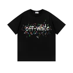 OFF WHITE T-Shirts for MEN Black/White #B52257