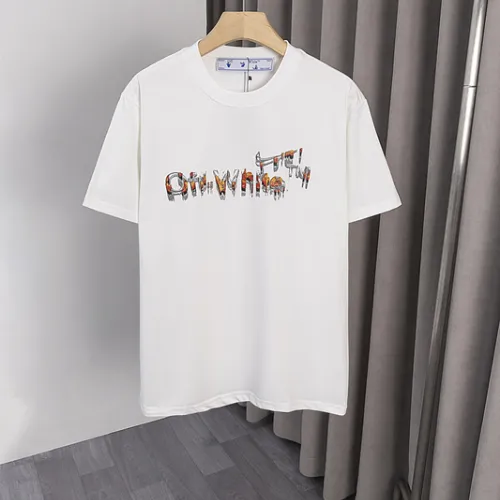 OFF WHITE T-Shirts for MEN Black/White #B52647