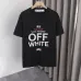 OFF WHITE T-Shirts for MEN Black/White #B52648