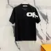 OFF WHITE T-Shirts for MEN Black/White/Green #B47112