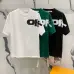 OFF WHITE T-Shirts for MEN Black/White/Green #B47112