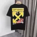OFF WHITE T-Shirts for MEN Letter logo print 260g Black/White #B53747