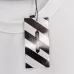OFF WHITE T-Shirts for MEN Letter logo print 260g Black/White #B53748