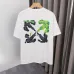 OFF WHITE T-Shirts for MEN Letter logo print 260g Black/White #B53748
