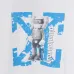 OFF WHITE T-Shirts for MEN Letter logo print 260g Black/White #B53749