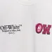 OFF WHITE T-Shirts for MEN Letter logo print 260g Black/White #B53750