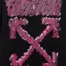 OFF WHITE T-Shirts for MEN Letter logo print 260g Black/White #B53750