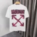 OFF WHITE T-Shirts for MEN Letter logo print 260g Black/White #B53750