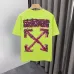 OFF WHITE T-Shirts for MEN Letter logo print 260g Black/White #B53750