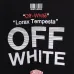 OFF WHITE T-Shirts for MEN Letter logo print 260g Black/White #B53751