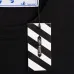 OFF WHITE T-Shirts for MEN Letter logo print 260g Black/White #B53752