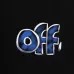 OFF WHITE T-Shirts for MEN Letter logo print 260g Black/White #B53752