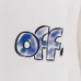 OFF WHITE T-Shirts for MEN Letter logo print 260g Black/White #B53752
