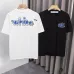 OFF WHITE T-Shirts for MEN Letter logo print 260g Black/White #B53752