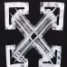 OFF WHITE T-Shirts for MEN Letter logo print 260g Black/White #B53753