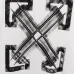OFF WHITE T-Shirts for MEN Letter logo print 260g Black/White #B53753