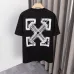 OFF WHITE T-Shirts for MEN Letter logo print 260g Black/White #B53753