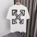 OFF WHITE T-Shirts for MEN Letter logo print 260g Black/White #B53753