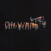 OFF WHITE T-Shirts for MEN Letter logo print 260g Black/White #B53754