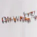 OFF WHITE T-Shirts for MEN Letter logo print 260g Black/White #B53754