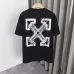 Off-White Logo Stamp Cotton T-Shirt Black/White #B53373