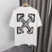 Off-White Logo Stamp Cotton T-Shirt Black/White #B53373