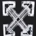 Off-White Logo Stamp Cotton T-Shirt Black/White #B53373