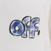 Off-White Logo Stamp Cotton T-Shirt Black/White #B53374