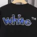Off-White Logo Stamp Cotton T-Shirt Black/White #B53374