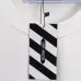Off-White Logo Stamp Cotton T-Shirt Black/White #B53374