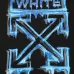 Off-White Logo Stamp Cotton T-Shirt Black/White #B53375