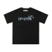 Off-White Logo Stamp Cotton T-Shirt Black/White #B53375