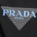 Prada T-Shirts for Men 300g Black/White 100% Cotton #B52980