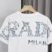 Prada T-Shirts for Men Black/White #B52566