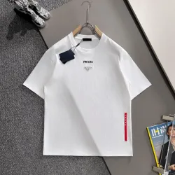 Prada T-Shirts for Men Black/White #B53755