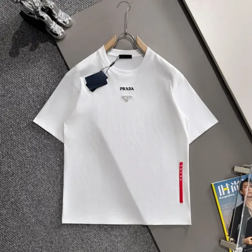 Prada T-Shirts for Men Black/White #B53755