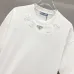 Prada T-Shirts for Men High quality craftsmanship metal logo t-shirt Black/White #B53678