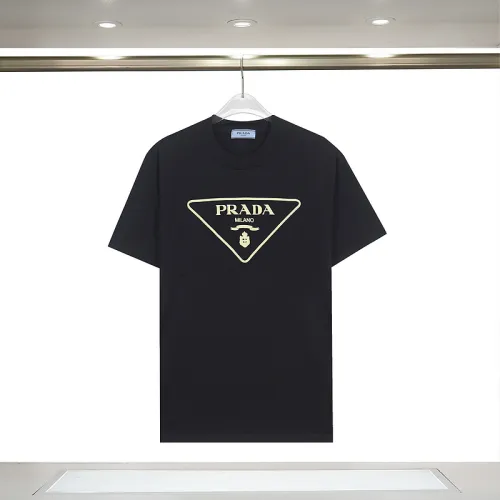 Prada T-Shirts for Men Midas touch luxury Black/White  #B53773