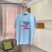 Stylish Prada T Shirt With Colorful Triangle Logo Prints For Fashion Enthusiasts Black/White/Pink/Blue #B54300
